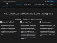Tablet Screenshot of marymacfilms.com
